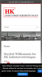 Mobile Screenshot of hk-industrievertretungen.de